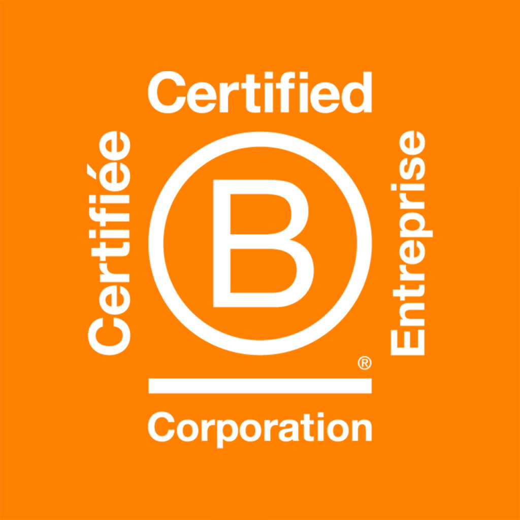 Melt Organic est fière d'être certifiée B-Corp.